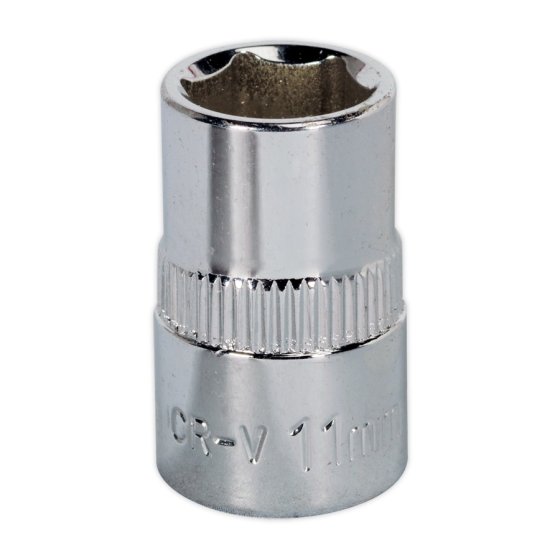 WallDrive Socket 11mm 3/8"Sq Drive Fully Polished Sealey Part No. SP3811