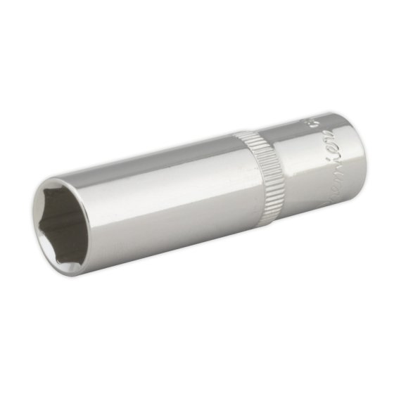 WallDrive Socket 13mm Deep 3/8"Sq Drive Fully Polished Sealey Part No. SP3813D