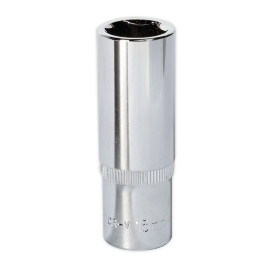 WallDrive Socket 15mm Deep 3/8"Sq Drive Fully Polished Sealey Part No. SP3815D
