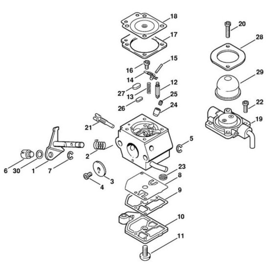Carburetor C1Q-S45 Assembly