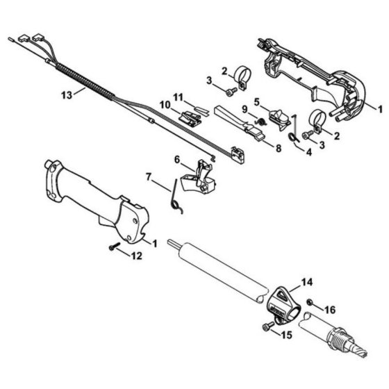 Handle Assembly for Stihl SP 85