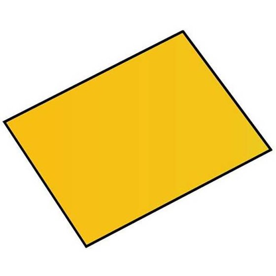 Magnetic Square Number Plate Yellow for Machinery Accessory