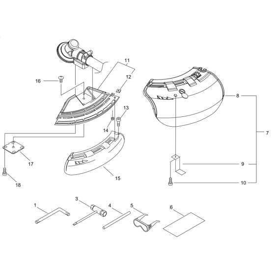 Shield for ECHO Brushcutter