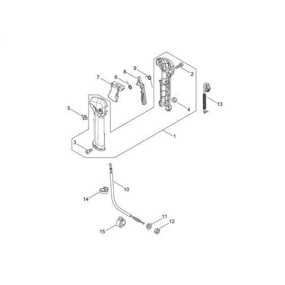 Throttle for ECHO SRM-236ES/U