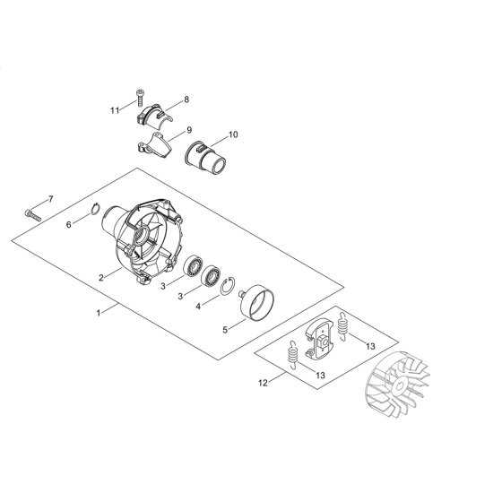 Clutch for ECHO SRM-236TES/L