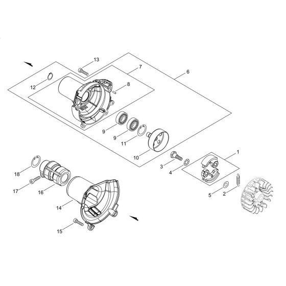 Clutch for ECHO Brushcutter