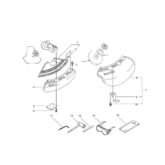 Shield for ECHO Brushcutter