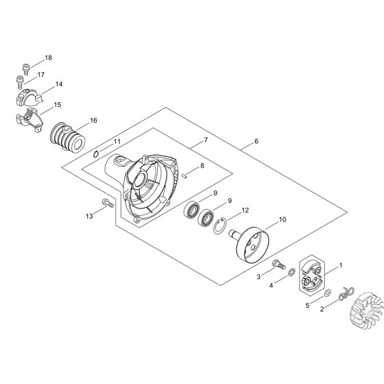 Clutch for ECHO SRM-300TES/L