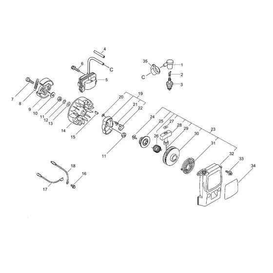 ECHO SRM-335ES/U Parts