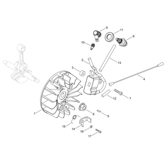 Magneto for ECHO SRM-420ES-LW