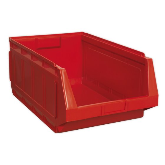 Stackable Storage Bin 370 x 580 x 250mm - Red Pack of 4 Sealey Part No. SSB01R