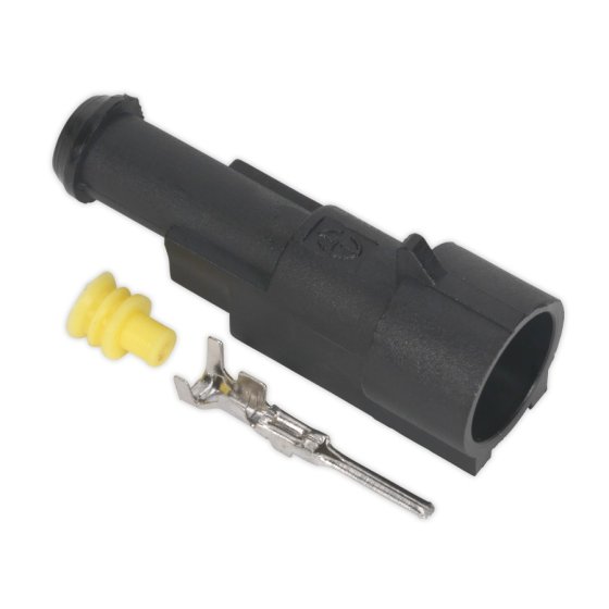 Superseal Male Connector 1-Way Pack of 5 Sealey Part No. SSC1M