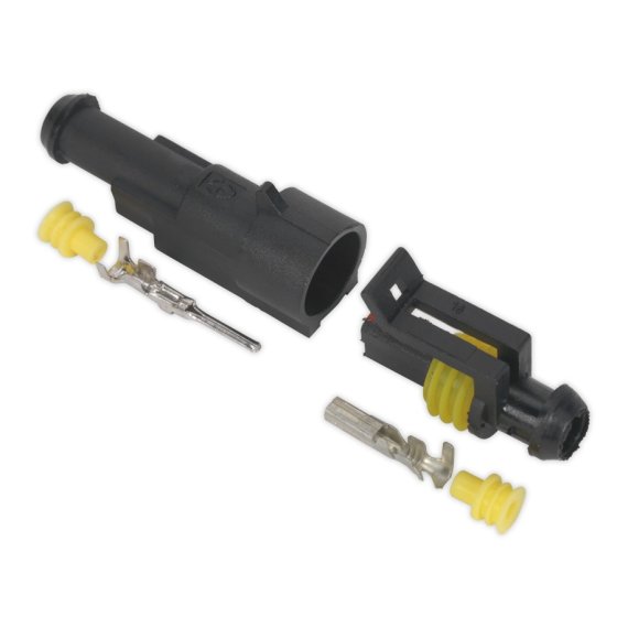 Superseal Male & Female Connector 1-Way Sealey Part No. SSC1MF