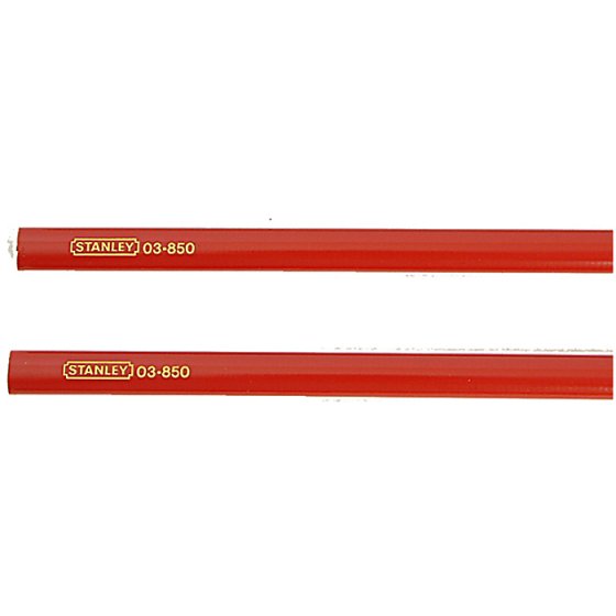 Carpenters Pencils for Wood Pack of 2 by Stanley - 0-93-931