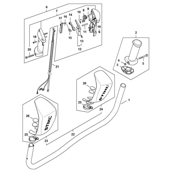 Handle Assembly for Stihl FS461