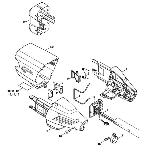 Handle Housing for Stihl FSA90