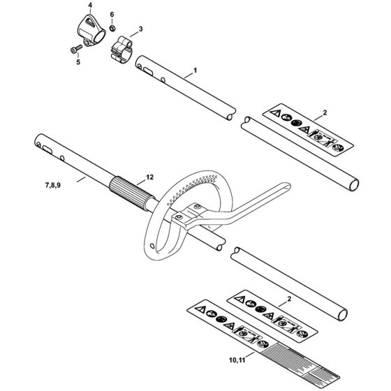 Drive Tube Assembly for Stihl FSA90