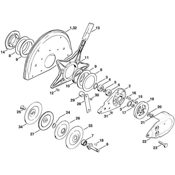 Support with Guard Assembly