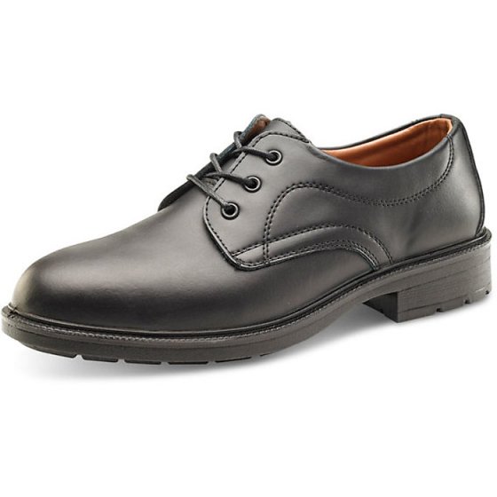 Managers Lace up Shoe Leather Upper & Mono Density PU Sole Size UK 10/44