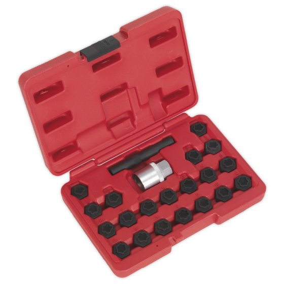 Locking Wheel Nut Key Set 22pc - BMW Sealey Part No. SX207