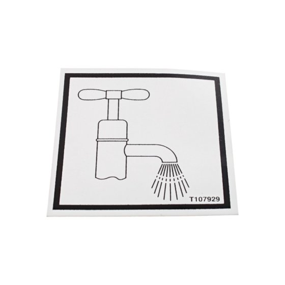Decal Water for Terex Machines - OEM No. T107929