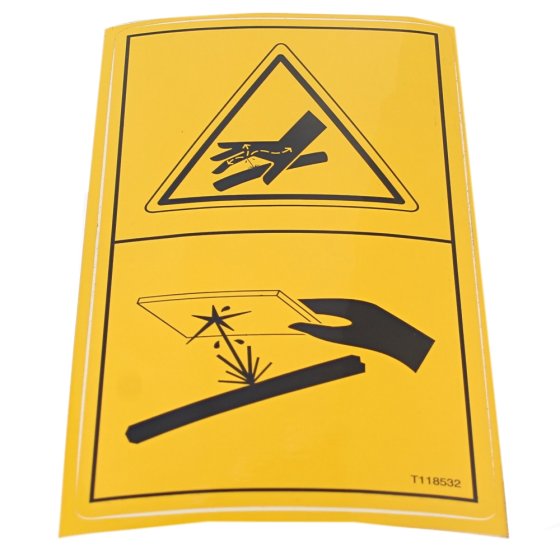 Burst Hose Decal for Terex TA6, TA9 Dumper - OEM No. T118532