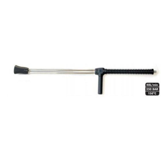 Double Lance With Side Handle - 1000mm 1/4 Inlet - Plated Steel Tubes 2x1/4f Outlet - T2.501 - V-TUF Pressure Washer Parts - T2.501