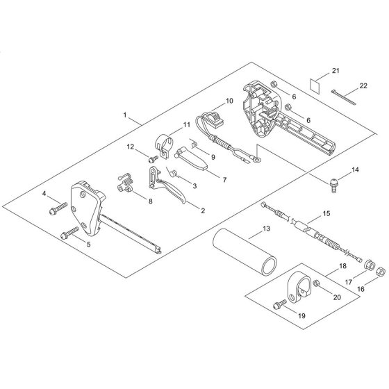 Throttle for Shindaiwa T226S