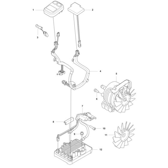 Electrical Assembly for Husqvarna