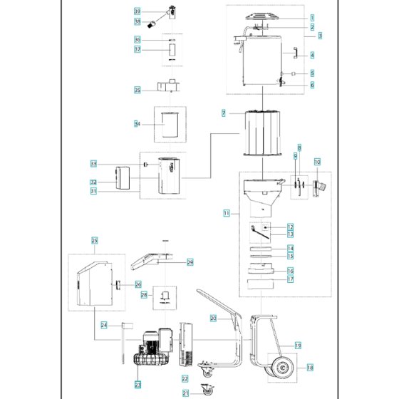 T8600 Husqvarna Dust Extractor