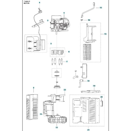 Motor Assembly for T8600