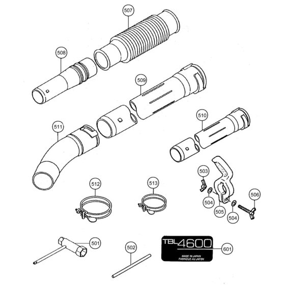 Tanaka TBL4600 Blower Tools