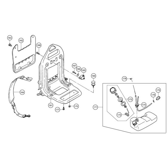 Fuel Tank, Frame for Tanaka