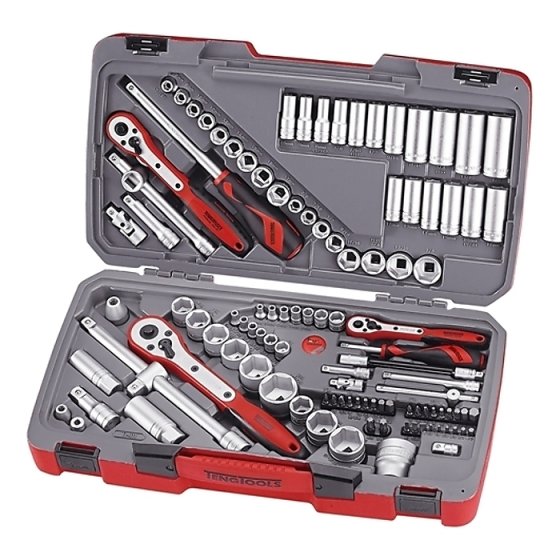 TM111 Tool Set of 111 Metric & AF 1/4, 3/8, 1/2in Drive by Teng - TM111