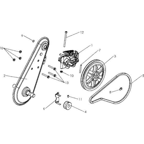Transmission Assembly for TF 225