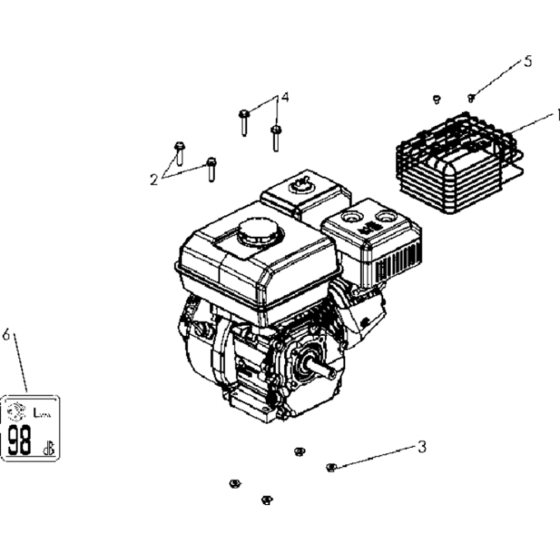 Engine Plate Assembly for TF 225