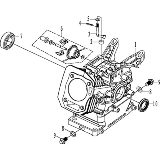 Crankcase Assembly for TF 338