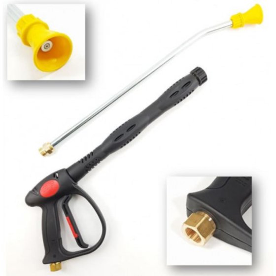 V-Tuf Tufgun310 Gun With Extension 3/8f Inlet X M22f & 500mm Lance 05 Jet - Tg310extl500 - V-TUF Pressure Washer Parts - TG310EXTL500