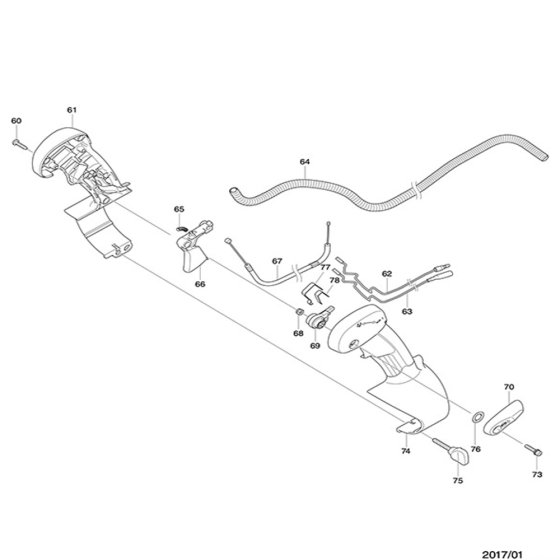 Throttle Assembly for Makita EB5300TH