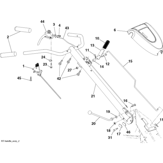 Handle Assembly for TR 530