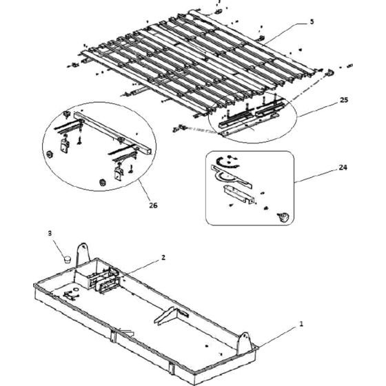 Table Assembly for TR230GS
