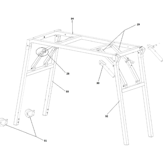Feet Assembly for TR230GS