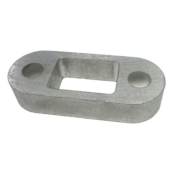 1/2" Spacer Block 90mm Hole Centres for 50mm Tow Ball - TR234