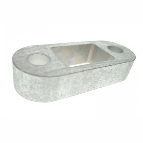 Towball Spacer Block 25mm (1 Inch) Aluminium, 90mm Centres, 50mm Ball