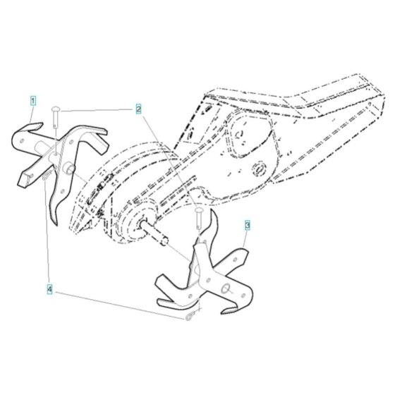 Tine Assembly for TR 317C