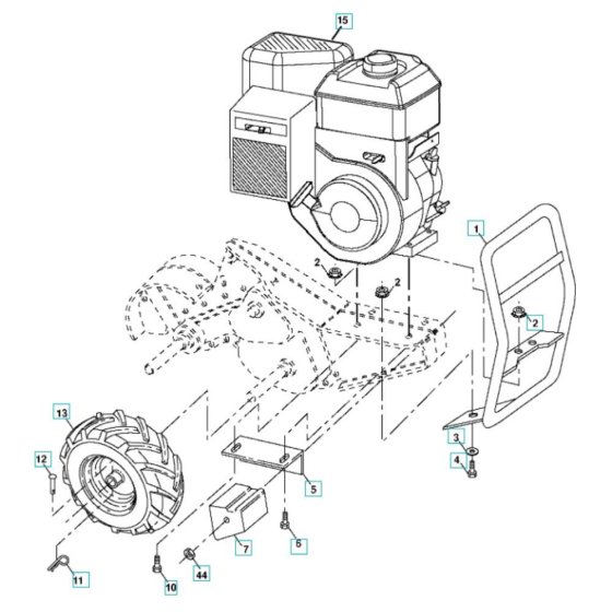 Mainframe Assembly for Husqvarna