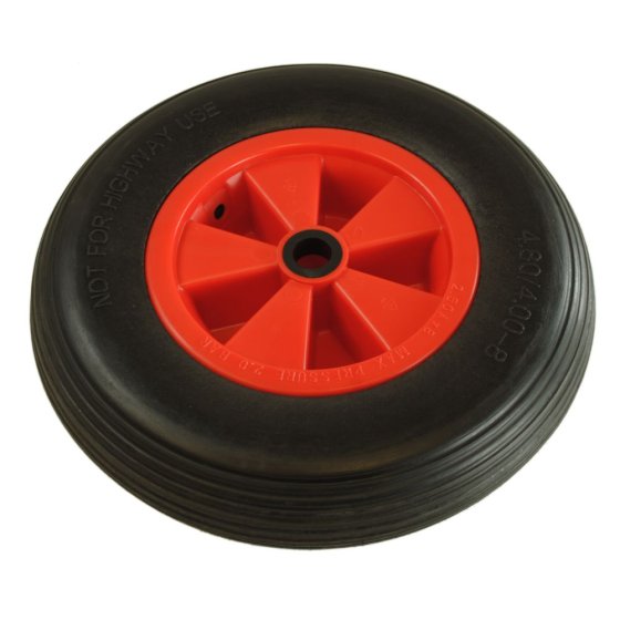 Pneumatic Launch Trolley Wheel 15.5" (385mm) 25mm Bore fits Trailers