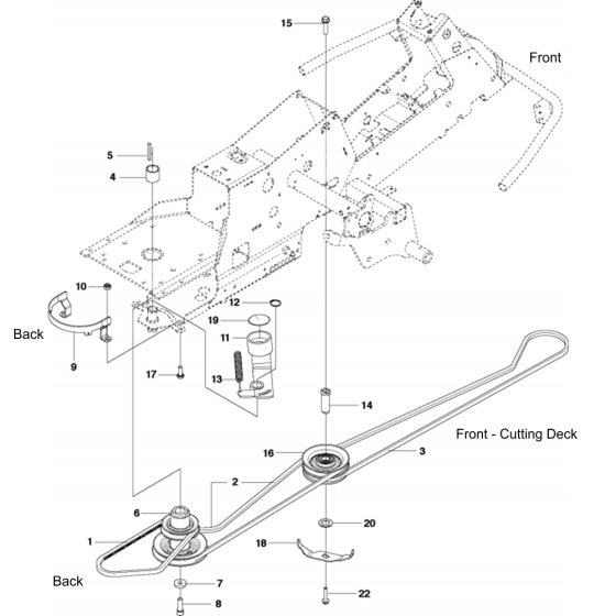 Transmission Assembly for R316 T