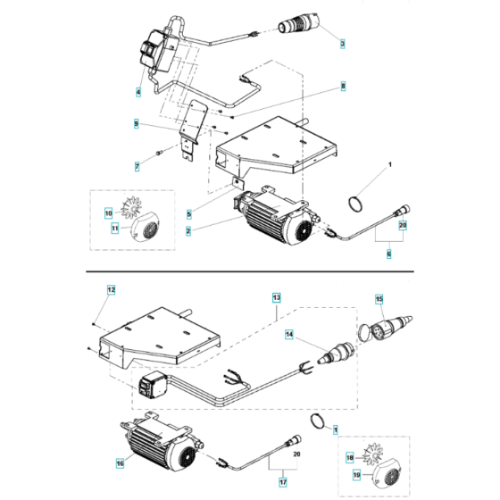 Electrical Assembly for TS 400 F