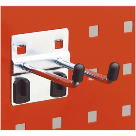 Double Prong Hook 6 x 75mm Angled End Pack of 5 Sealey Part No. TTS22
